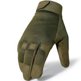 Tactical Military; Army Camo, Outdoor - Shooting Range, Hunting & Climbing Sport Gloves (Color: A9 Green, size: S)