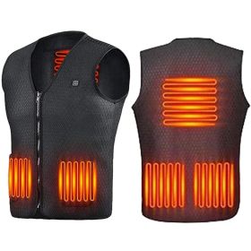 Heated Jacket Vest 3 (usb charger port) (size: 3XL)