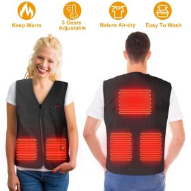 Heated Jacket Vest 3 (usb charger port) (size: 2XL)
